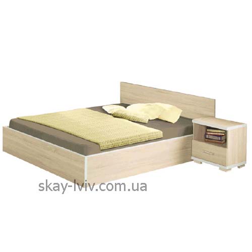 Нео Ліжко 2-х спальне дуб сонома