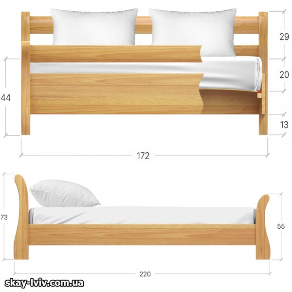 ДІАНА ліжко двоспальне макет