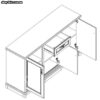 СОНАТА Комод 3-х дверний 3D1S