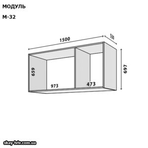 Модуль М32/А Антресоль 3х дверна