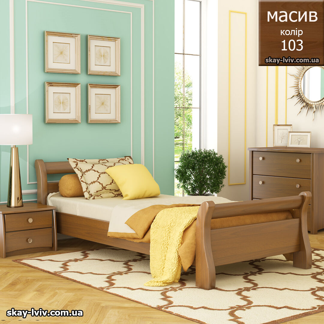 Diana_103-masiv ДІАНА ліжко односпальне