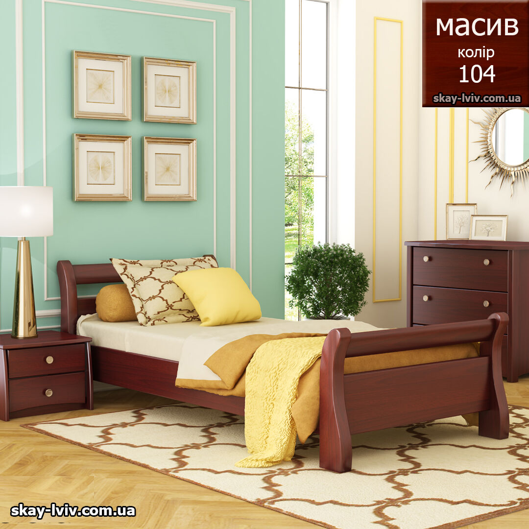 Diana_104-masiv ДІАНА ліжко односпальне