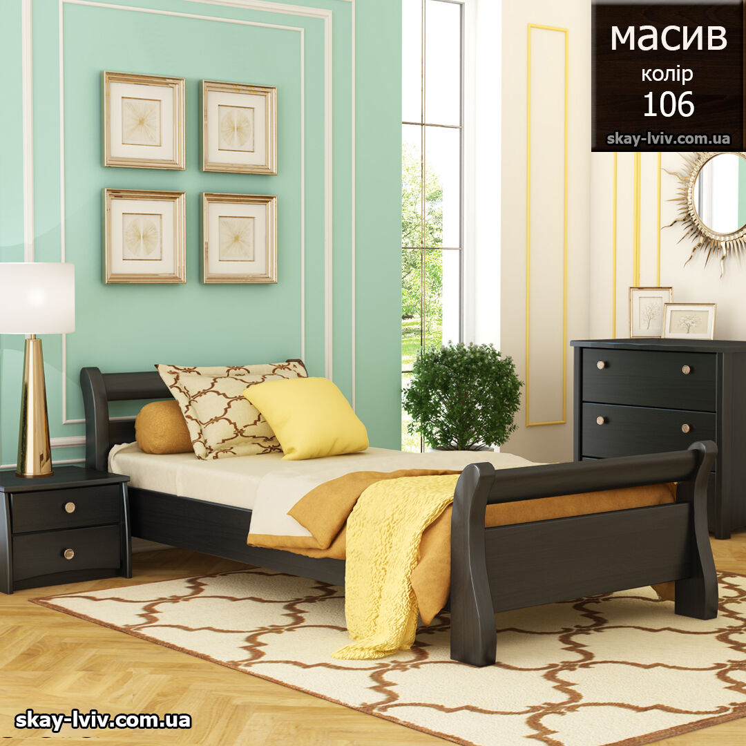 Diana_106-masiv ДІАНА ліжко односпальне